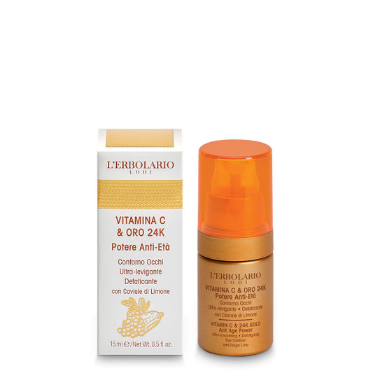 Contorno Occhi Vitamina C & Oro 24K 15 ml
