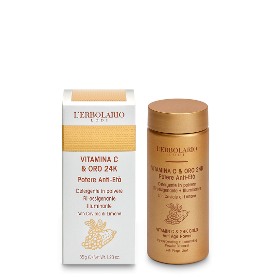 Detergente Viso in Polvere Vitamina C & Oro 24K - 35 g
