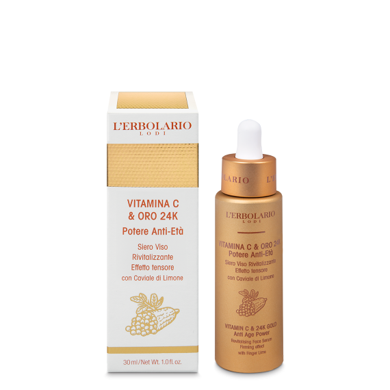 Siero Viso Vitamina C & Oro 24K - 30 ml