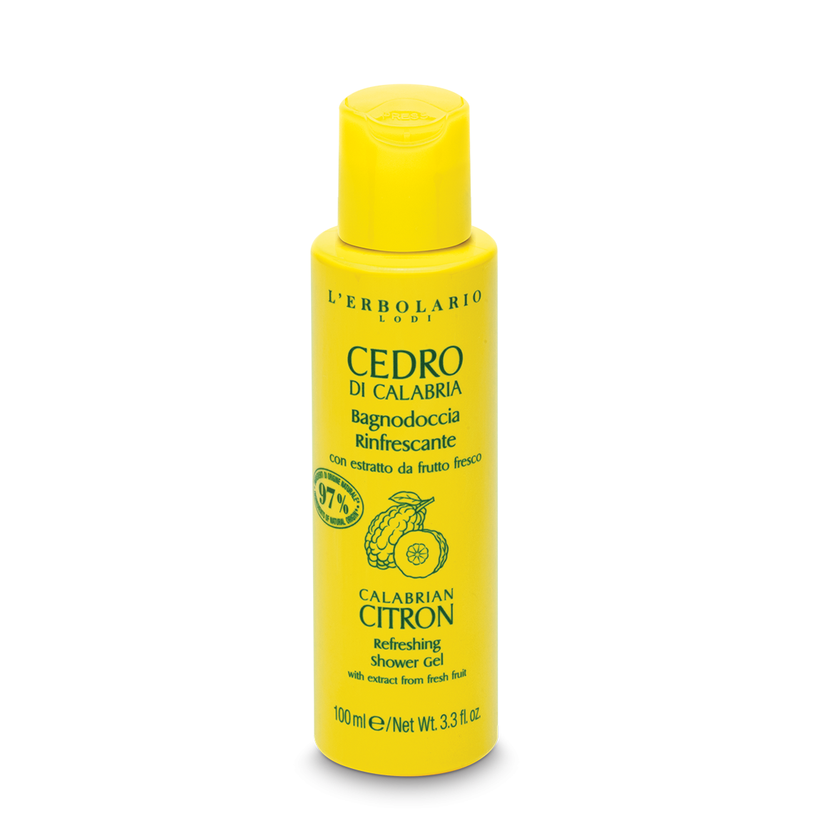 Bagnodoccia Rinfrescante Cedro di Calabria 100 ml