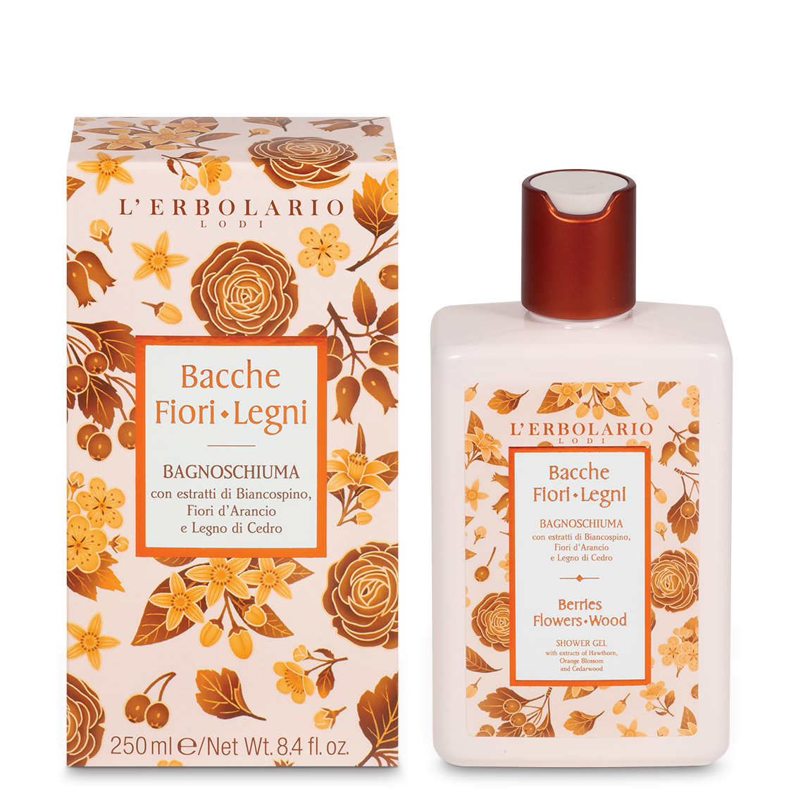 Bagnoschiuma Bacche Fiori Legni 250 ml