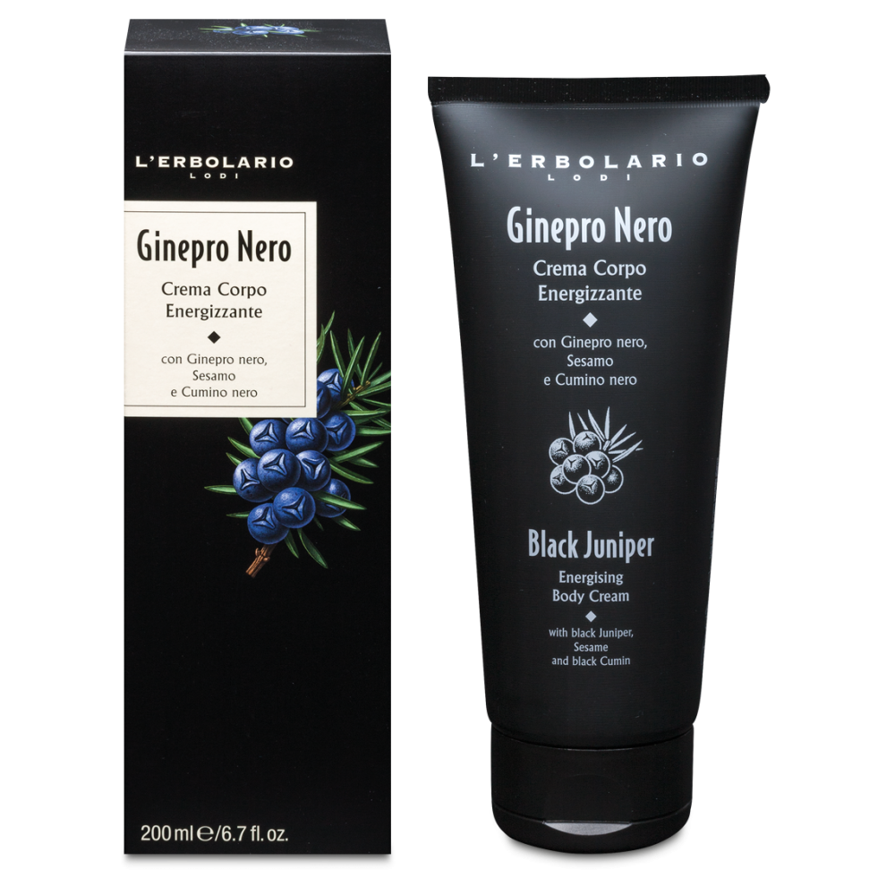 Crema Corpo Energizzante Ginepro Nero 200 ml