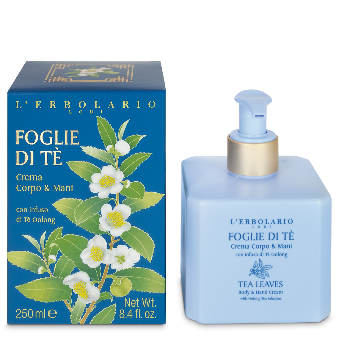 Crema Corpo & Mani Foglie di Tè 250 ml