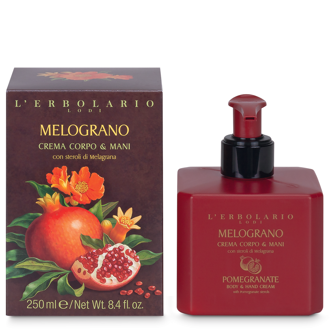 Crema Corpo & Mani Melograno 250 ml