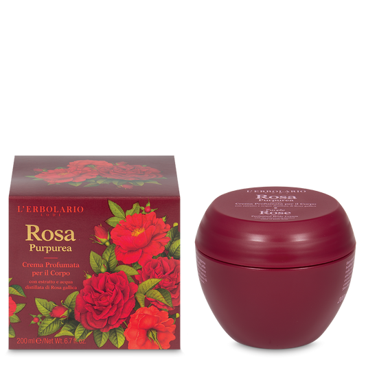 Crema Profumata per il Corpo Rosa Purpurea 200 ml