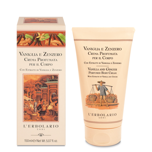 Crema Profumata per il Corpo Vaniglia e Zenzero 150 ml