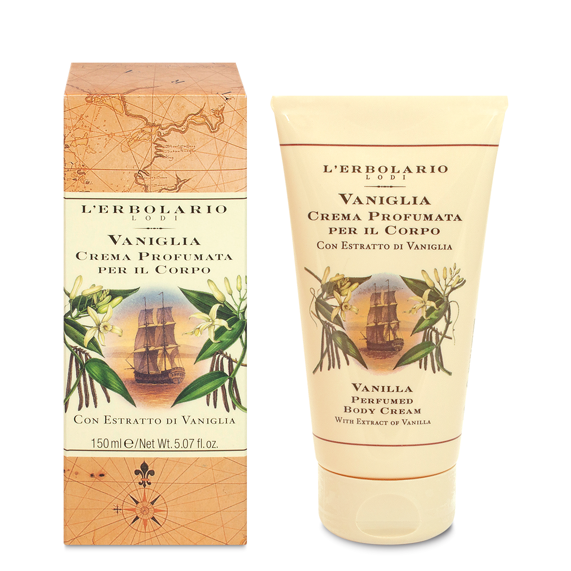 Crema Profumata per il Corpo Vaniglia 150 ml