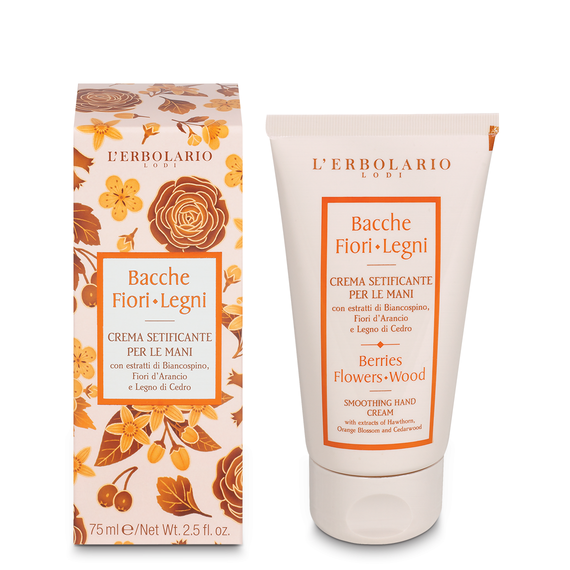 Crema Setificante per le Mani Bacche Fiori Legni 75 ml