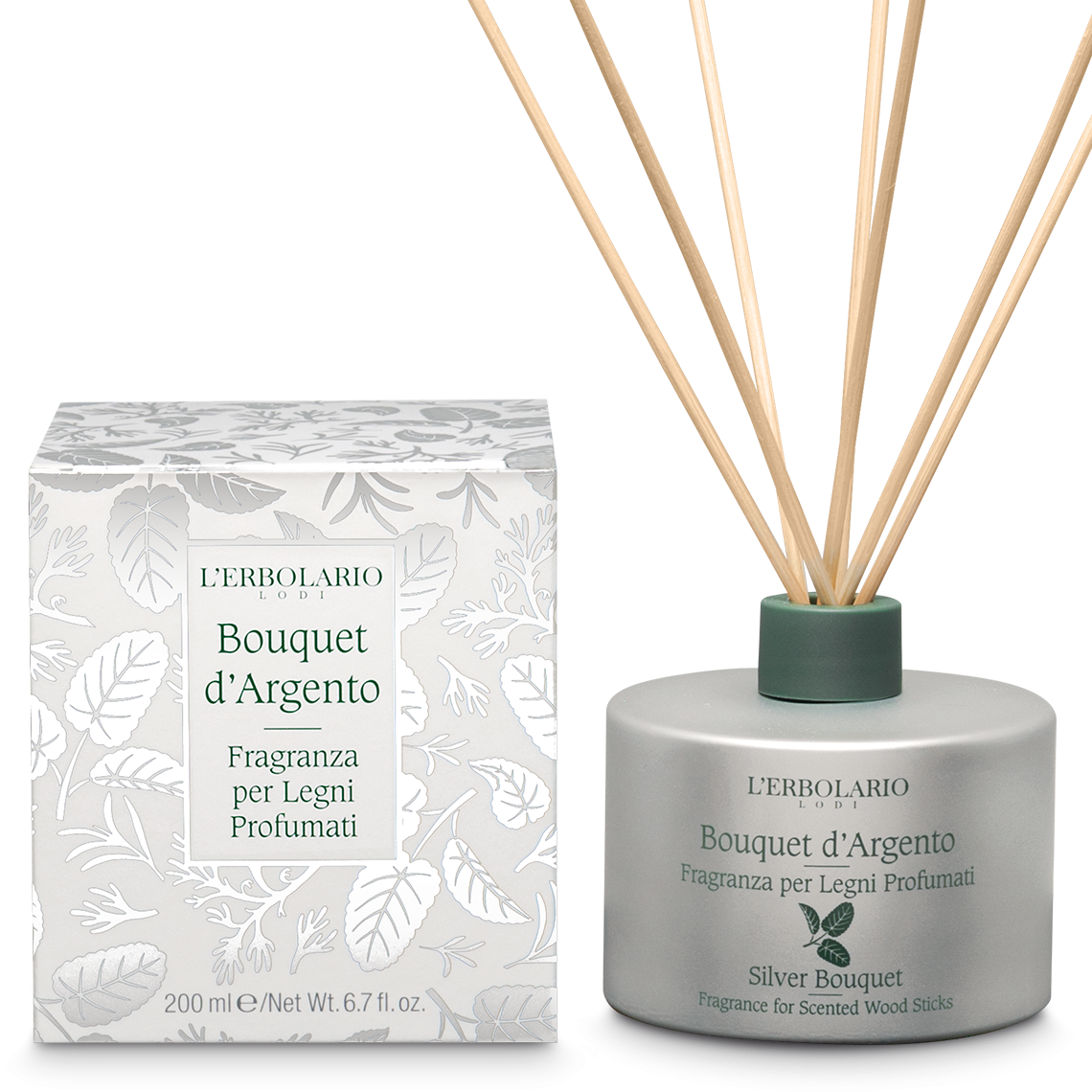 Fragranza per Legni Profumati Bouquet d'Argento 200 ml