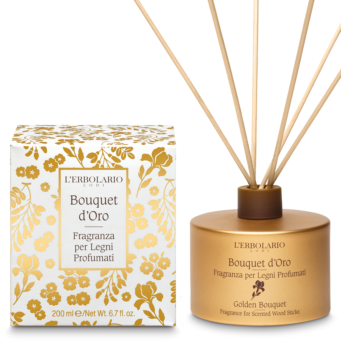 Fragranza per Legni Profumati Bouquet d'Oro 200 ml