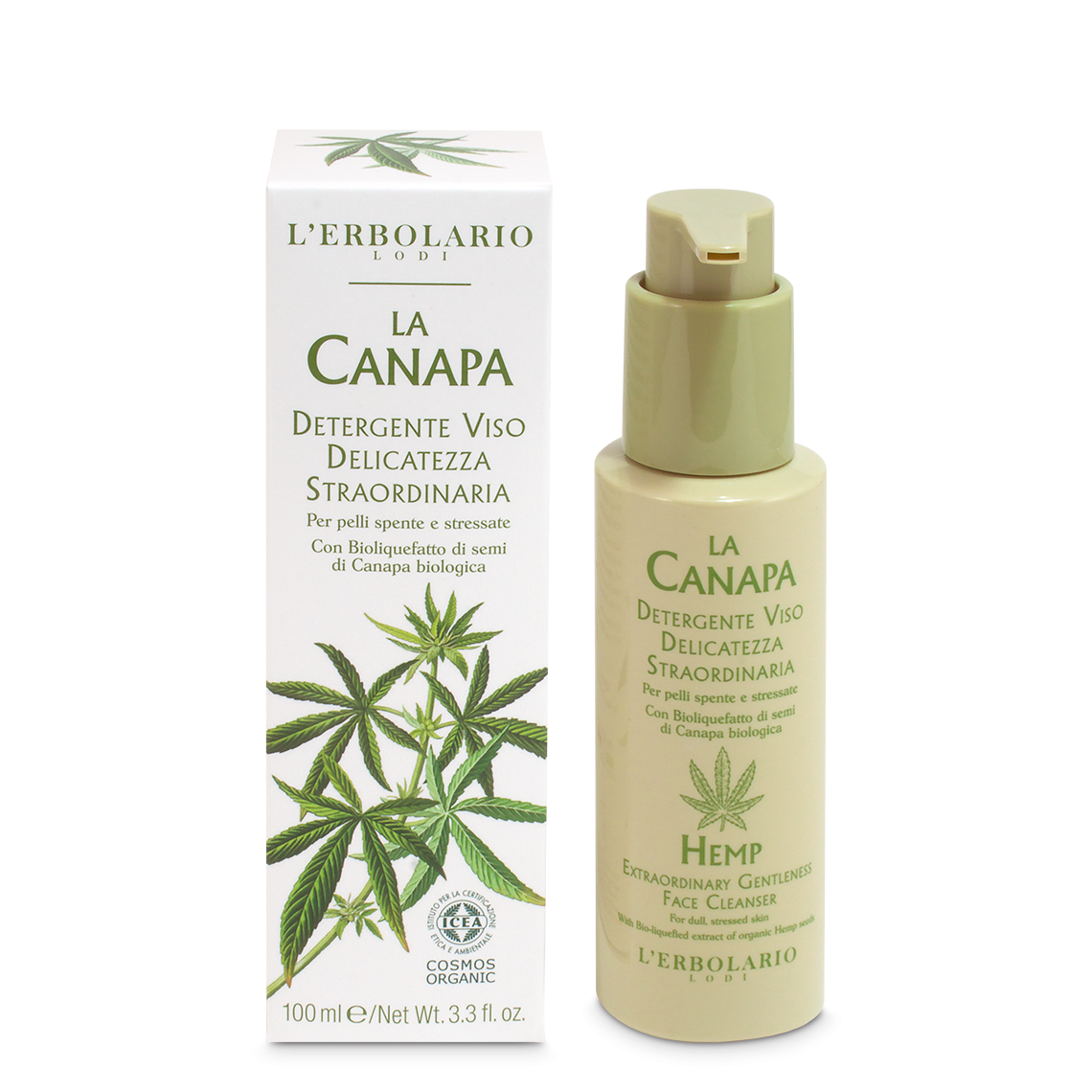 Gel Detergente Viso Delicatezza Straordinaria La Canapa 100ml