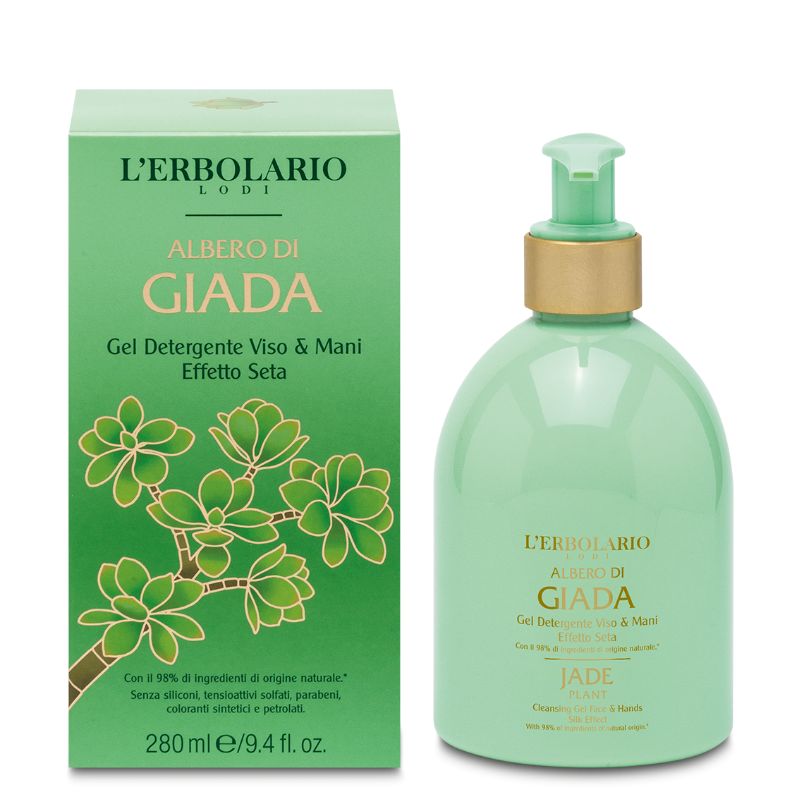Gel Detergente Viso & Mani Albero di Giada 280 ml