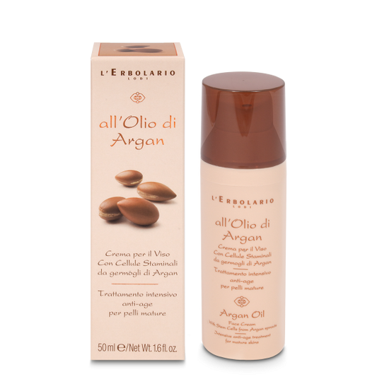 Crema Viso Anti-Age All'Olio di Argan 50 ml