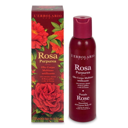 Olio Corpo Multiuso Setificante Rosa Purpurea 125 ml