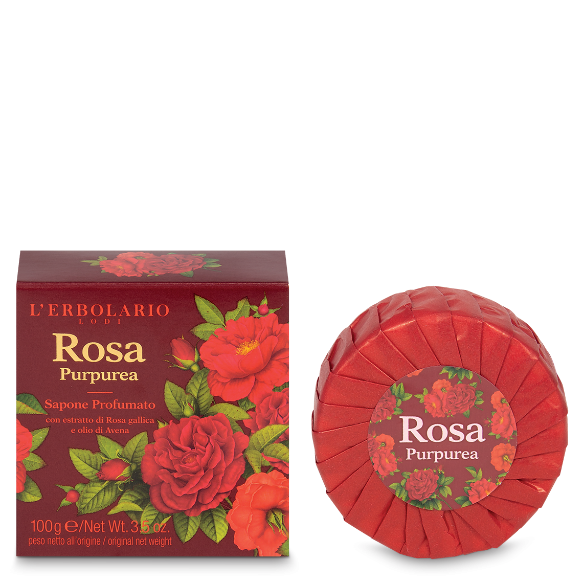 Sapone Profumato Rosa Purpurea 100 g