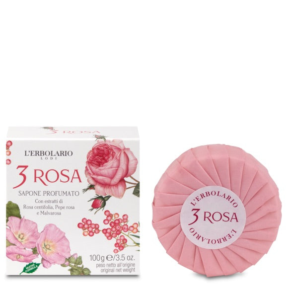 Sapone 3 Rosa 100g L'ERBOLARIO